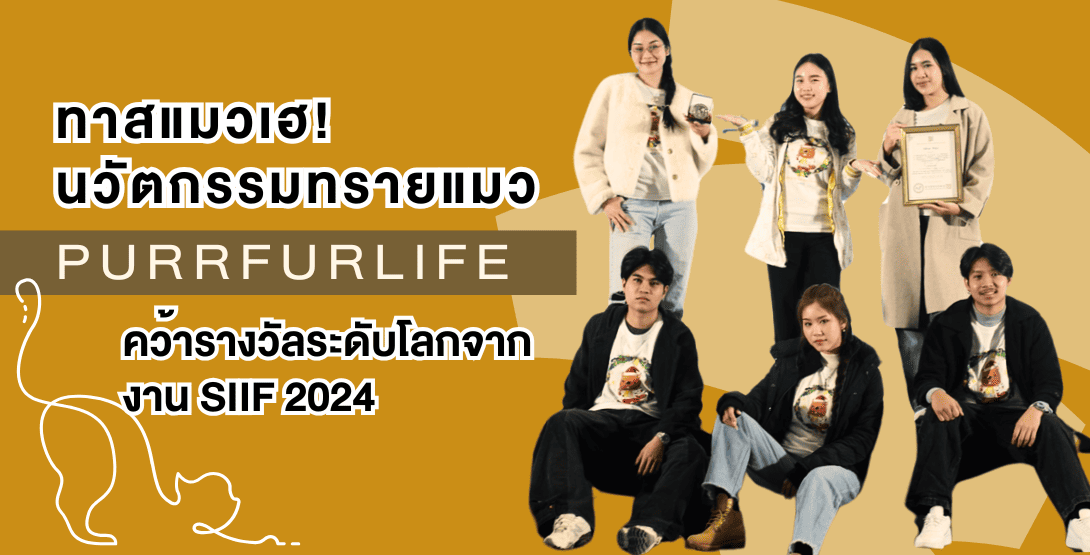 ทาสแมวเฮ! นวัตกรรมทรายแมว Purrfurlife คว้ารางวัลระดับโลกจากงาน SIIF 2024